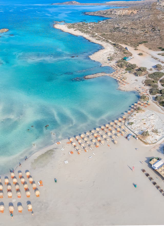 Griechische Inseln Urlaub Der Elafonissi Strand auf Kreta ist perfekt für Urlaub auf den griechischen Inseln