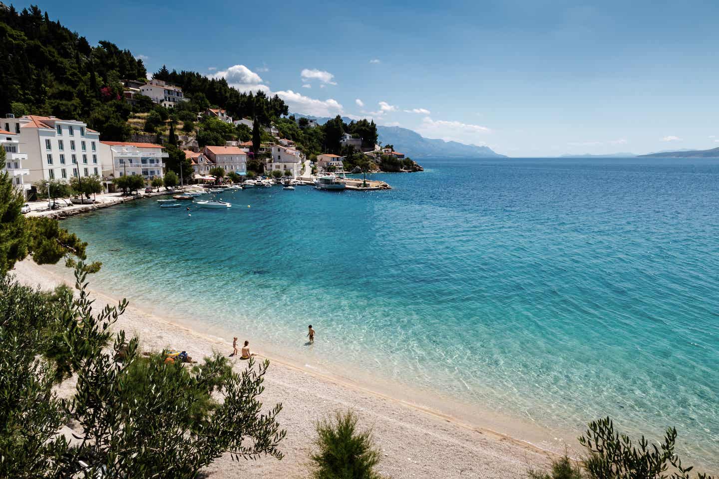 Split Strände: ein Strand in der Nähe Splits