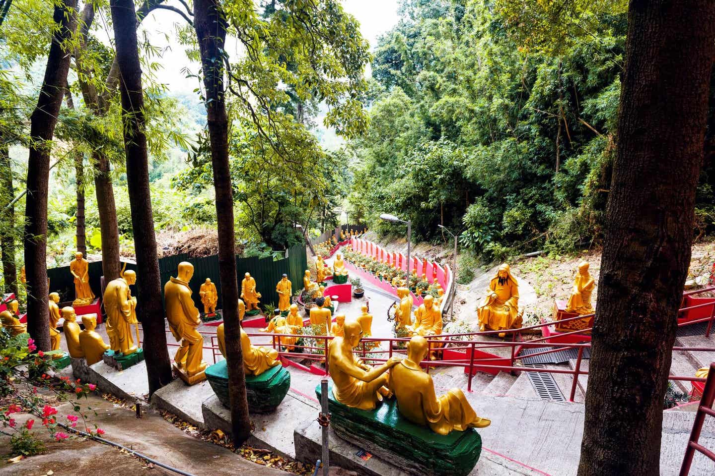 Ten thousand Buddhas Temple in Hongkong