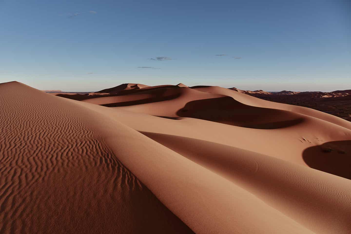 Sanddünen der Sahara, Merzouga 