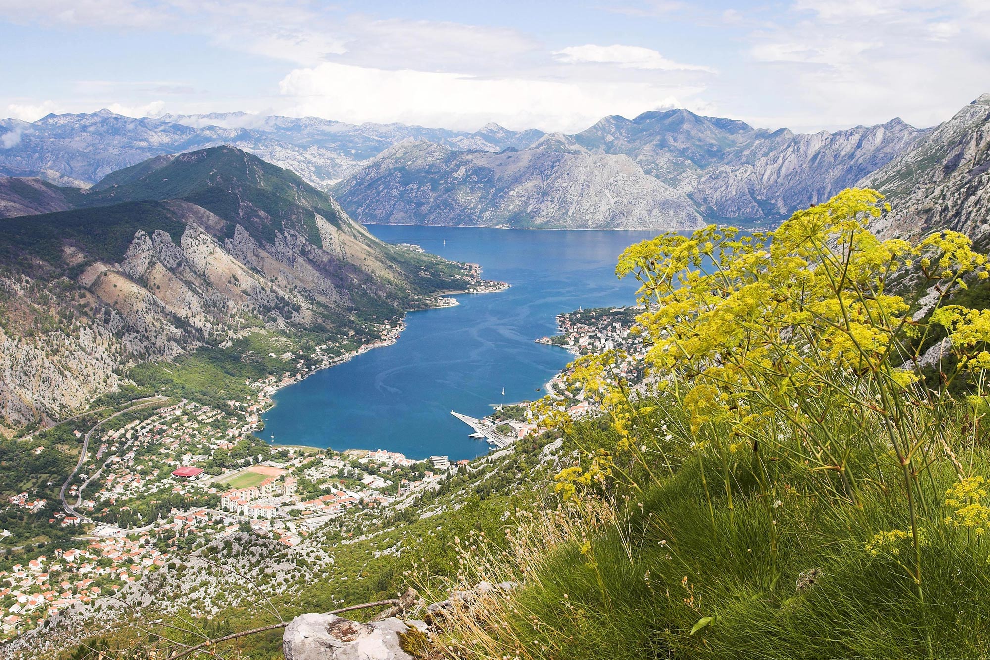 Bucht Kotor und Fjord in Montenegro