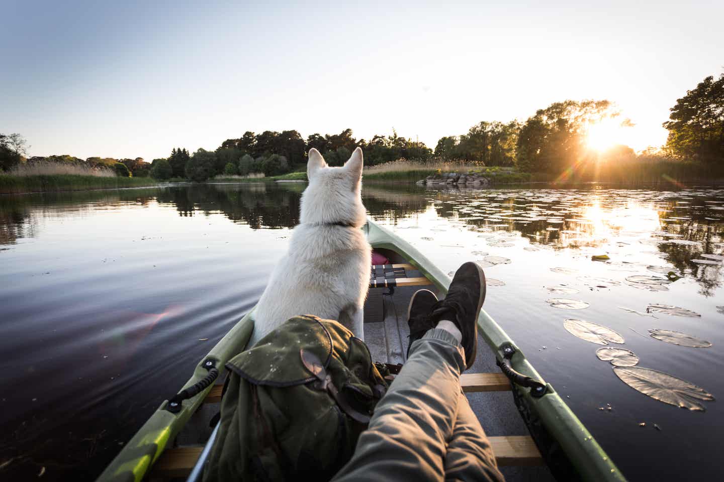 Unterwegs im Sommer mit dem Boot