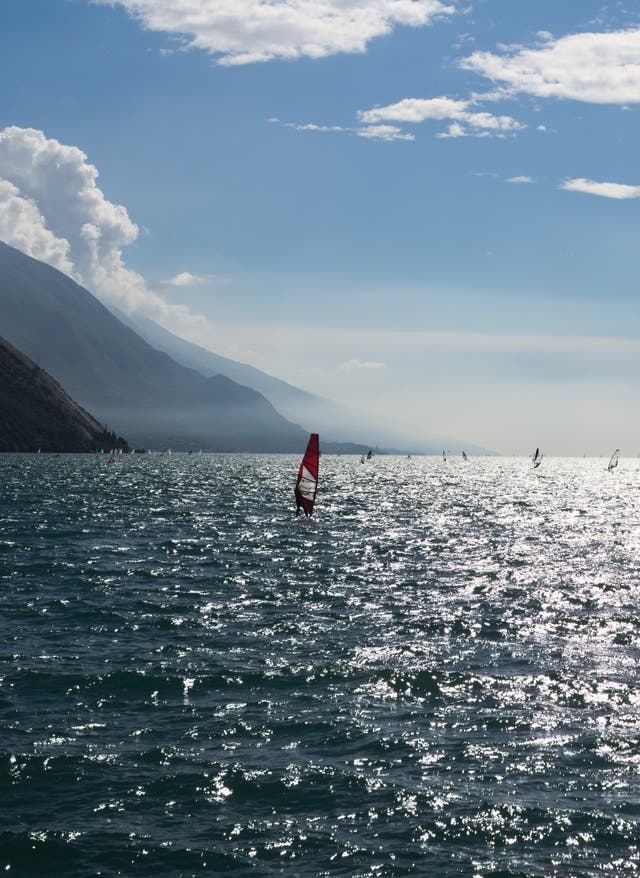 Gardasee surfen Windsurfen am Gardasee