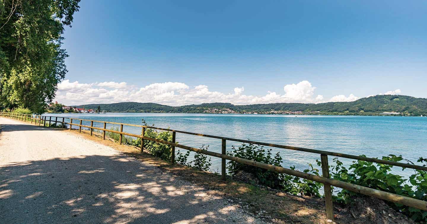 Deutschland Bodensee Radtouren: Weg am Wasser entlang