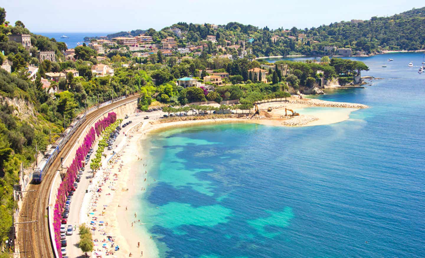 Traumhafte Bucht von Saint Jean Cap Ferrat nahe Nizza