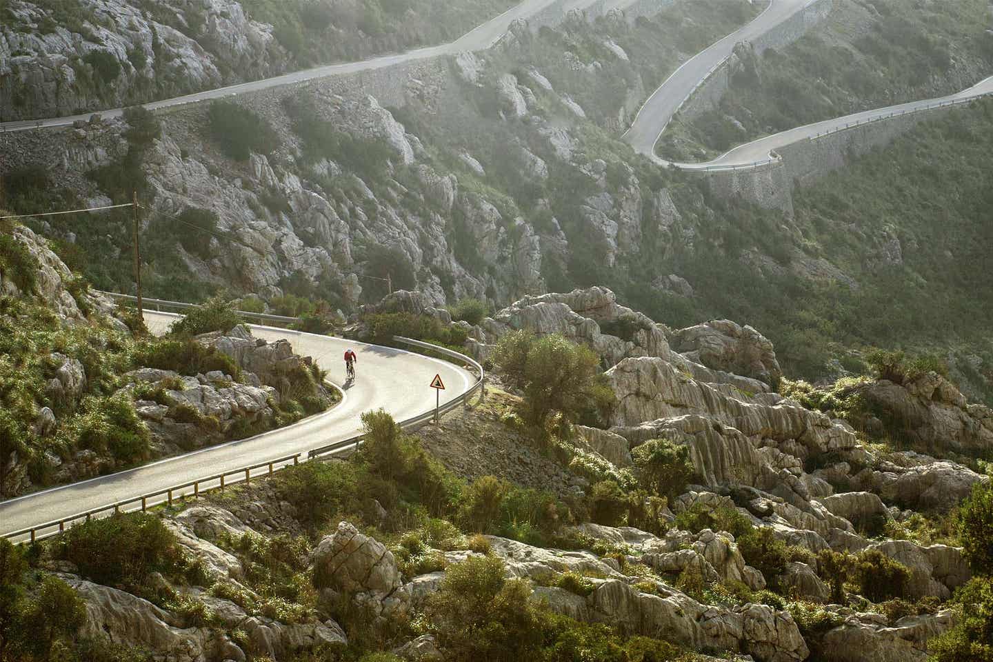 Radfahren in Sa Calobra, Mallorca