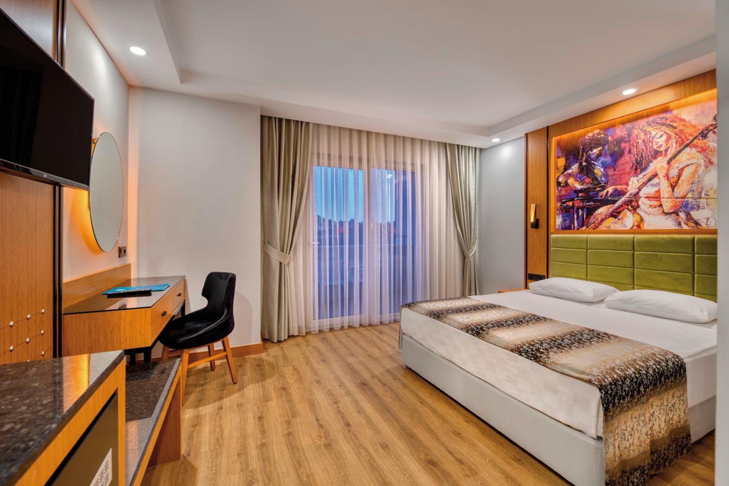 Wohnbeispiel Doppelzimmer Economy Gartenblick