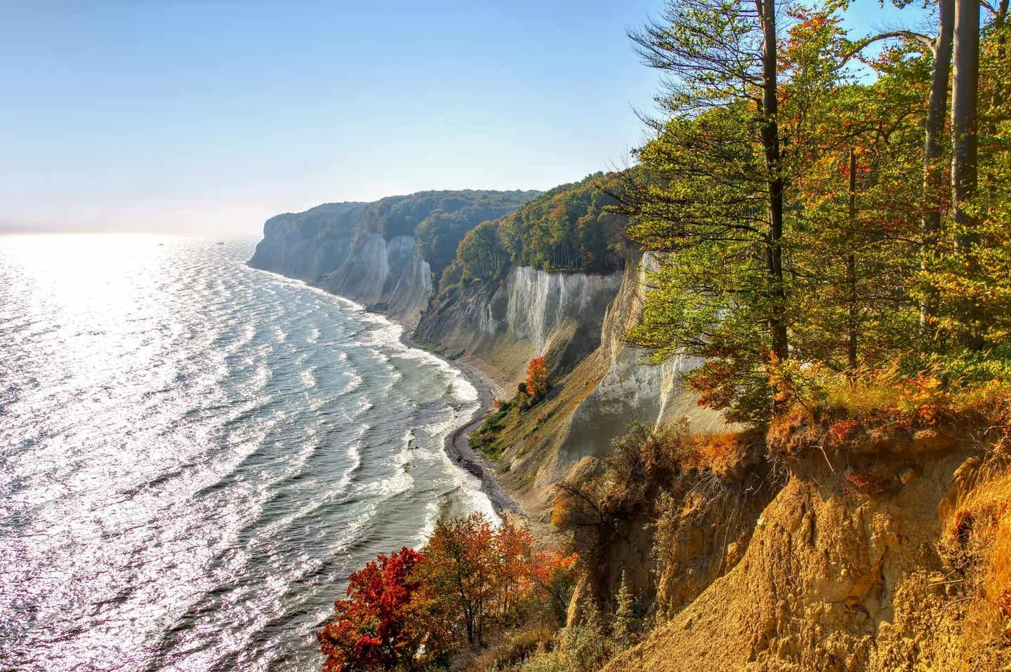 Schönste Orte an der Ostsee: Kreidefelsen auf Rügen