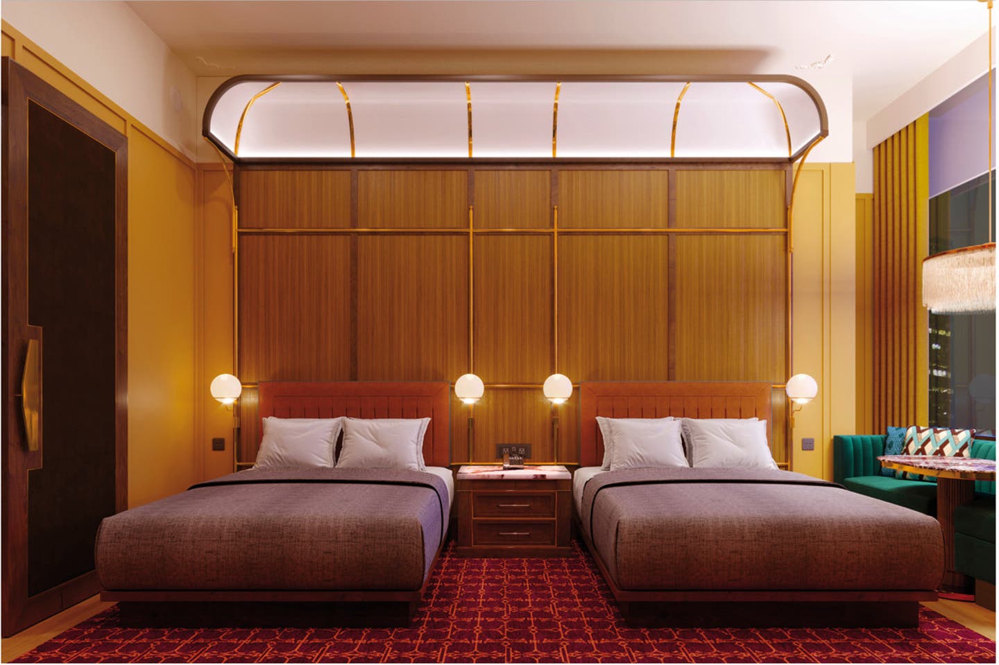 Wohnbeispiel Standard 2 Double Beds