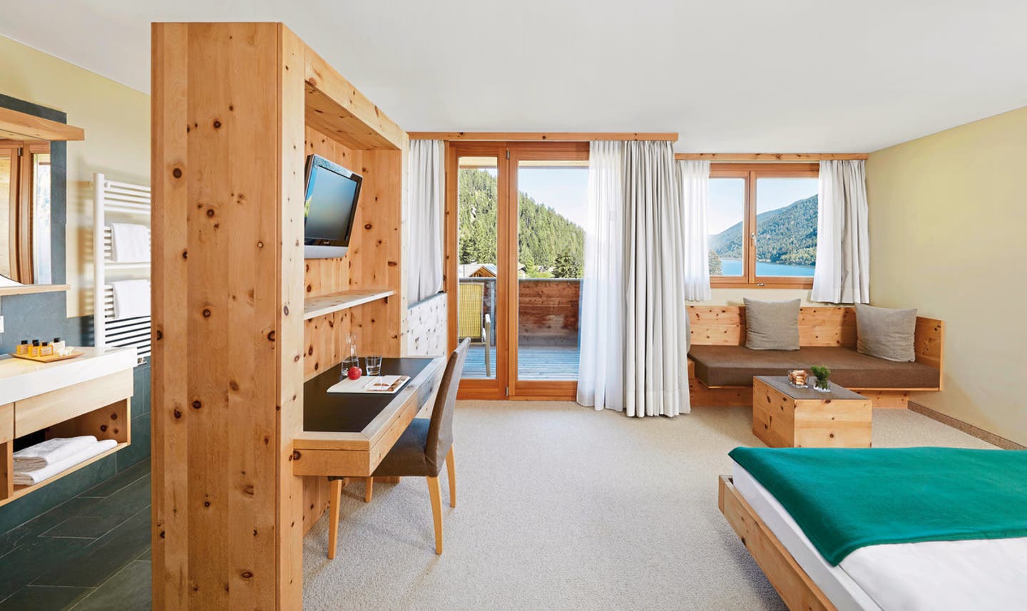 Wohnbeispiel Doppelzimmer Zirmbaum Ostbalkon