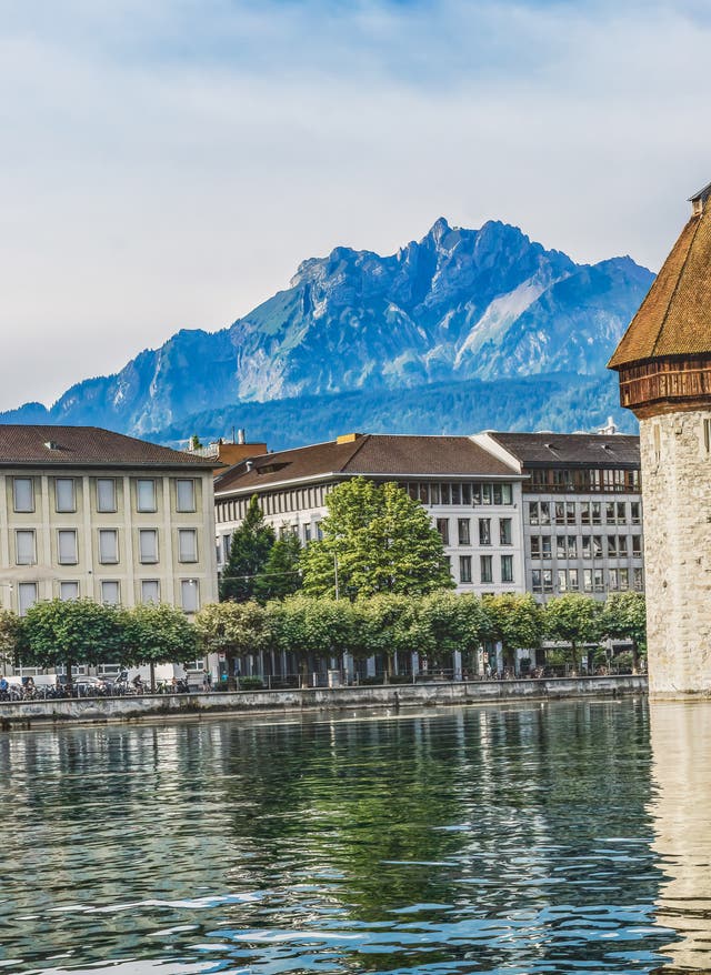 Hotel in Luzern buchen Brücke in Luzern, Schweiz