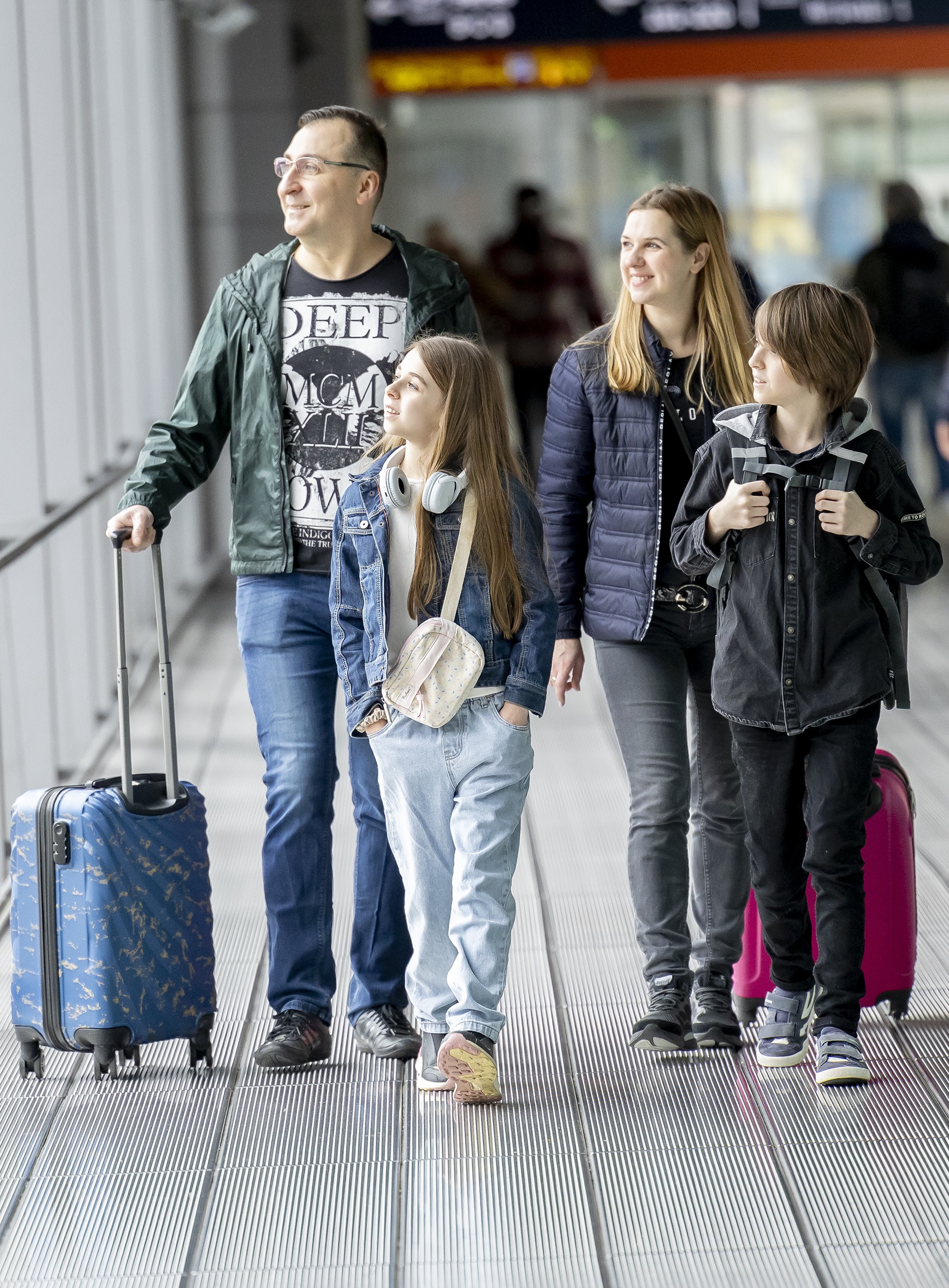 Familie am Köln Bonn Airport