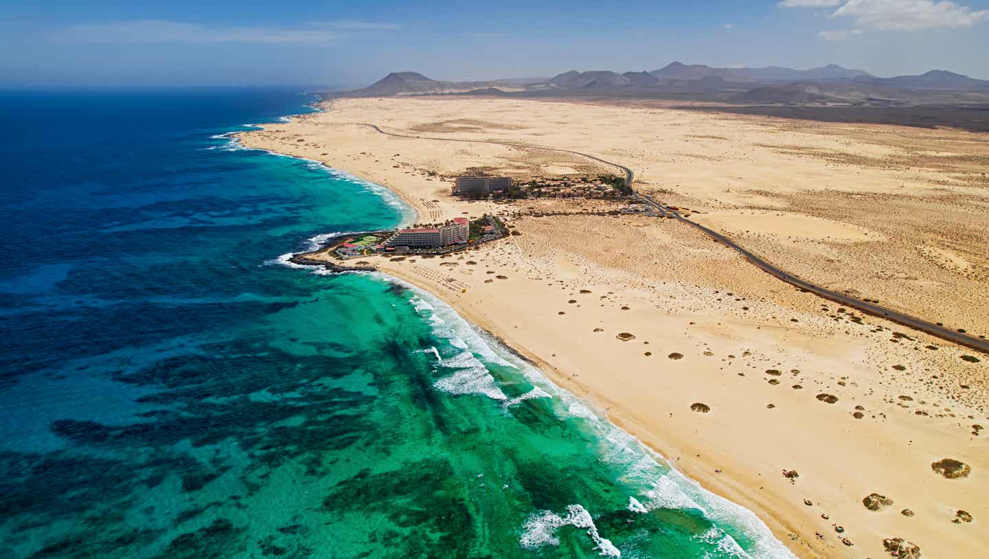 Kanaren Medano Beach auf Fuerteventura