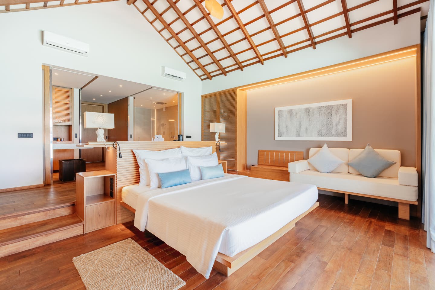 Wohnbeispiel eines Water Bungalows