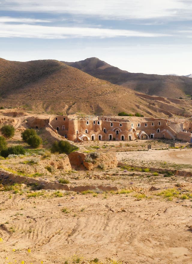 Matmata Landschaft bei Matmata im Süden Tunesiens