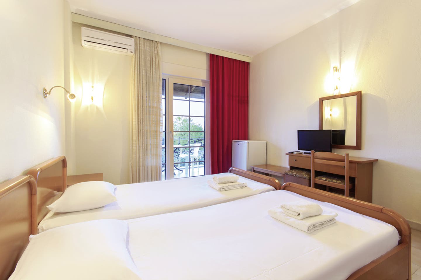 Wohnbeispiel Doppelzimmer Gartenblick