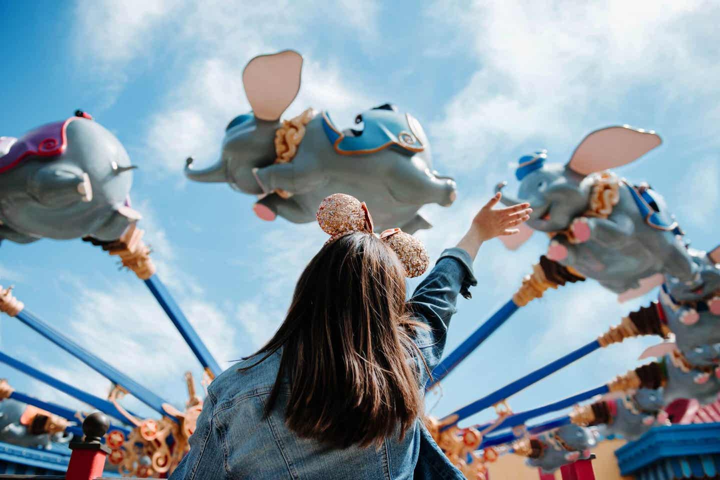 Fliegen mit Dumbo: in Disney's Magic Kingdom