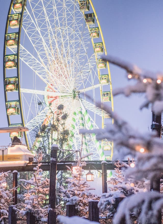 Freizeitparks im Winter