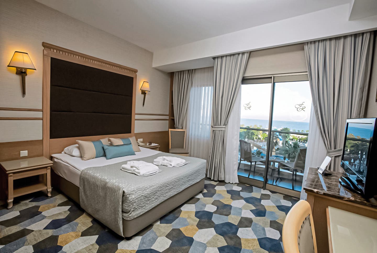 Wohnbeispiel Doppelzimmer seitl. Meerblick