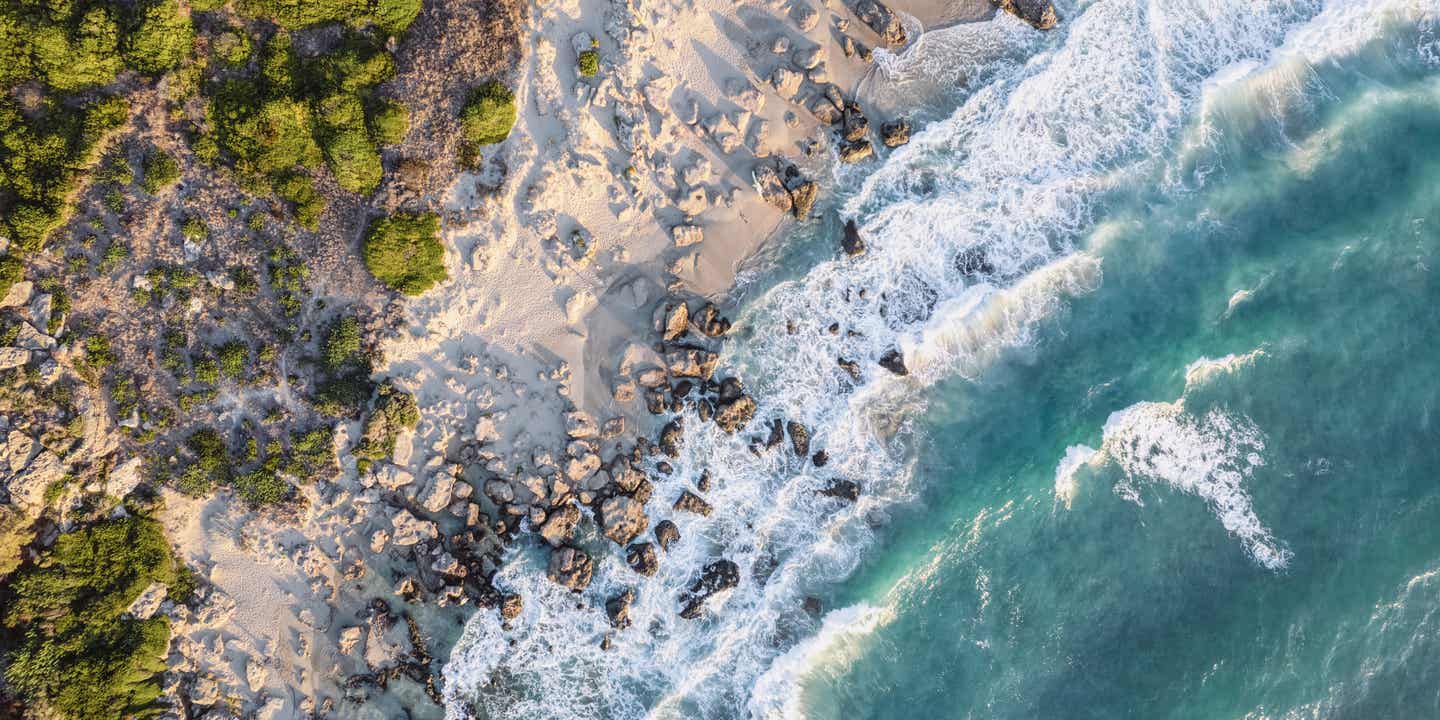 Der Falassarna Strand auf Kreta