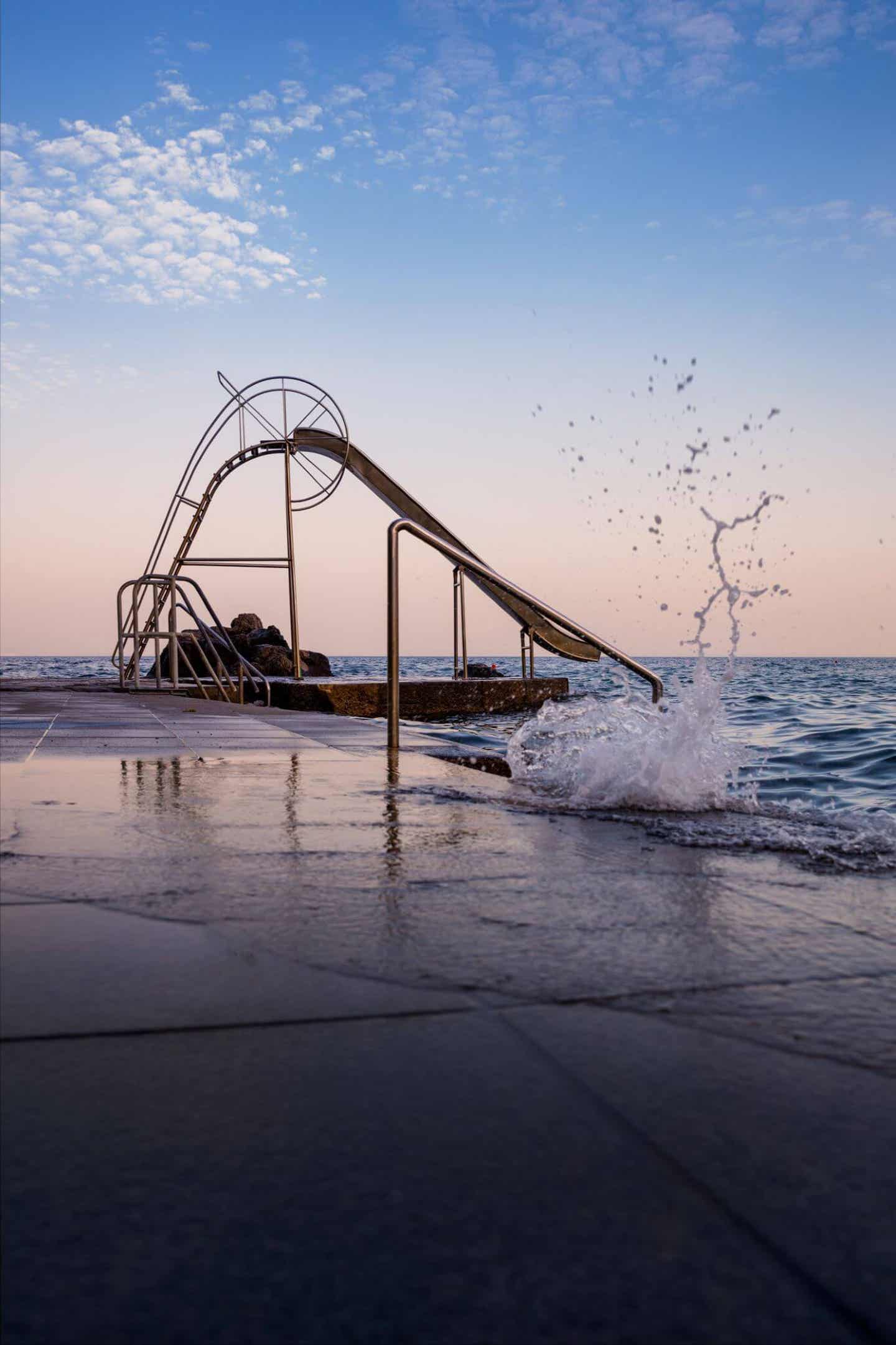 Wasserrutsche in Opatija 