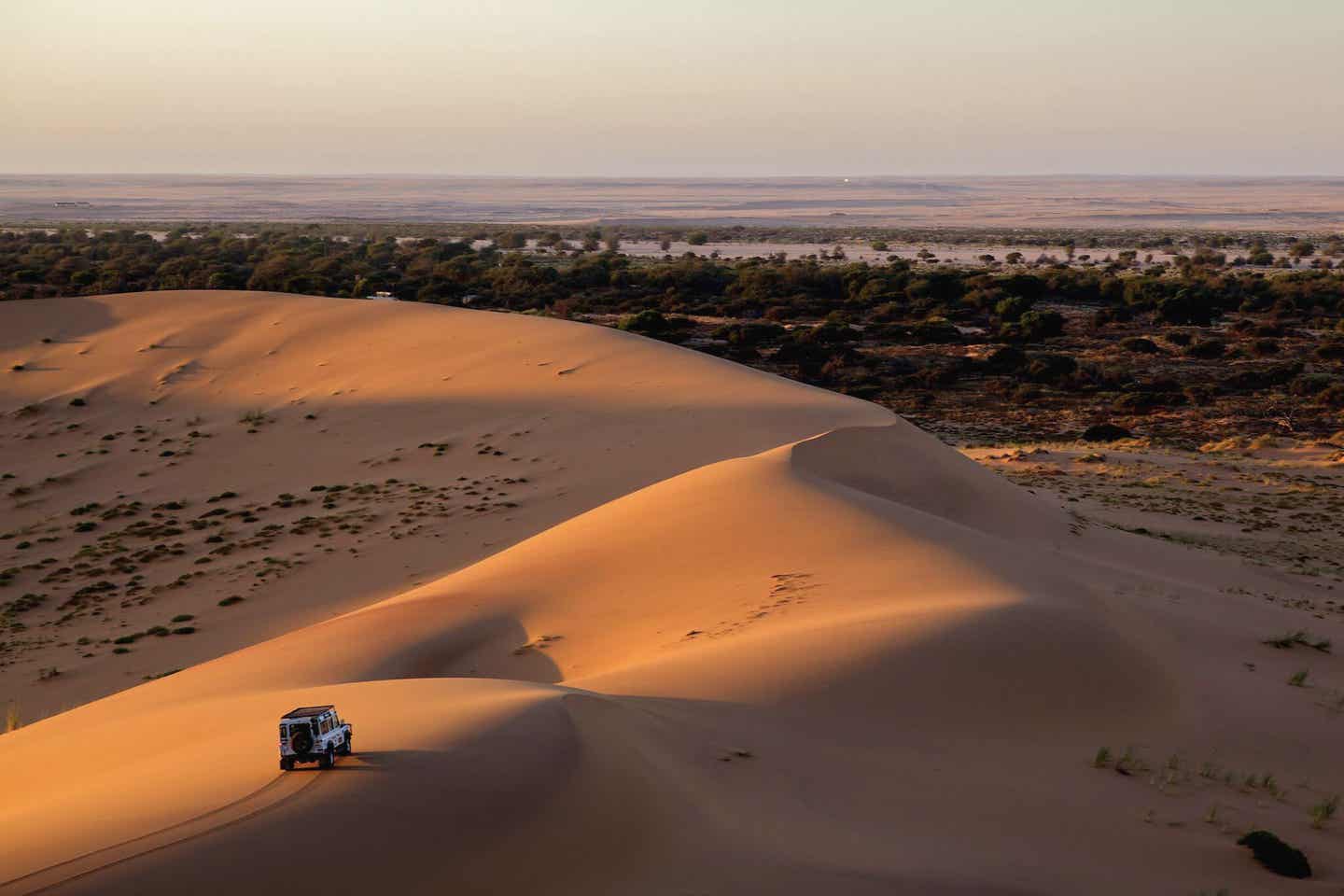 Jeep in der Wüste