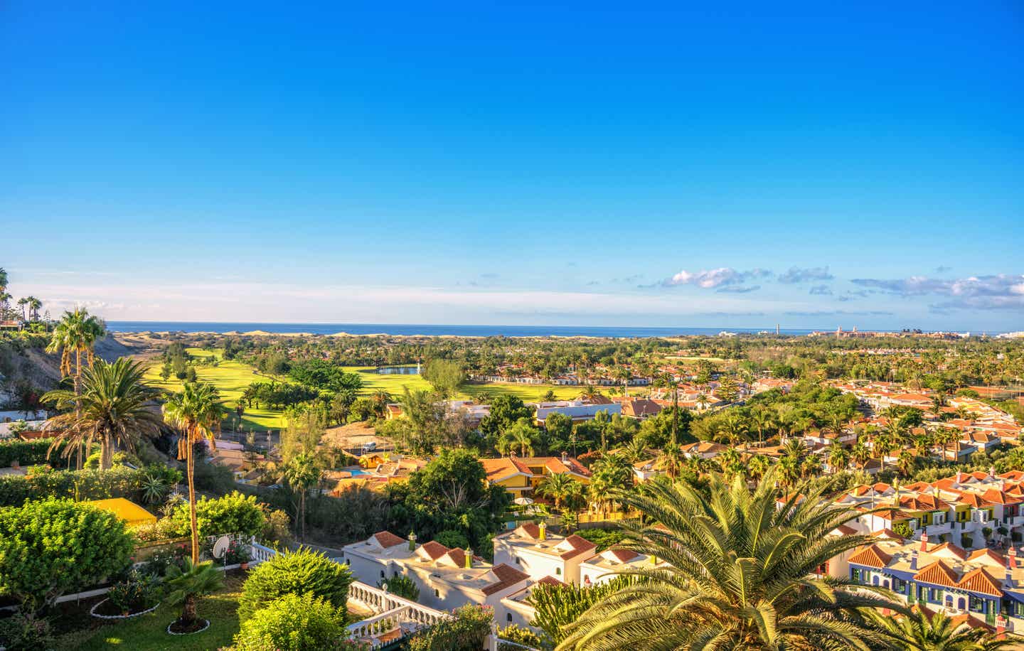 Gran Canaria: Golf vor den Dünen von Maspalomas