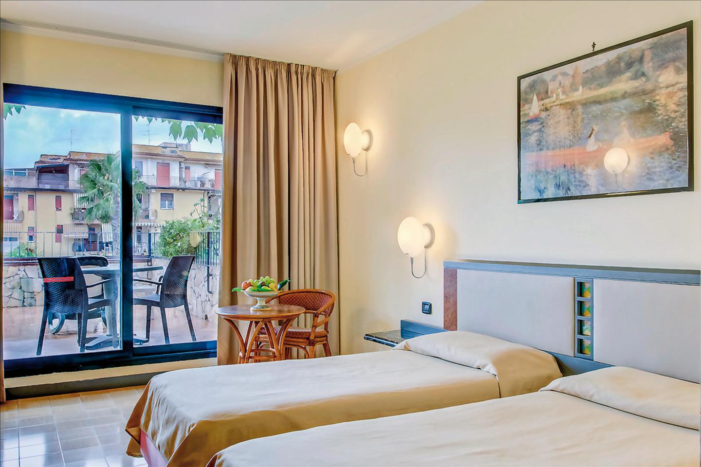 Wohnbeispiel Doppelzimmer Balkon