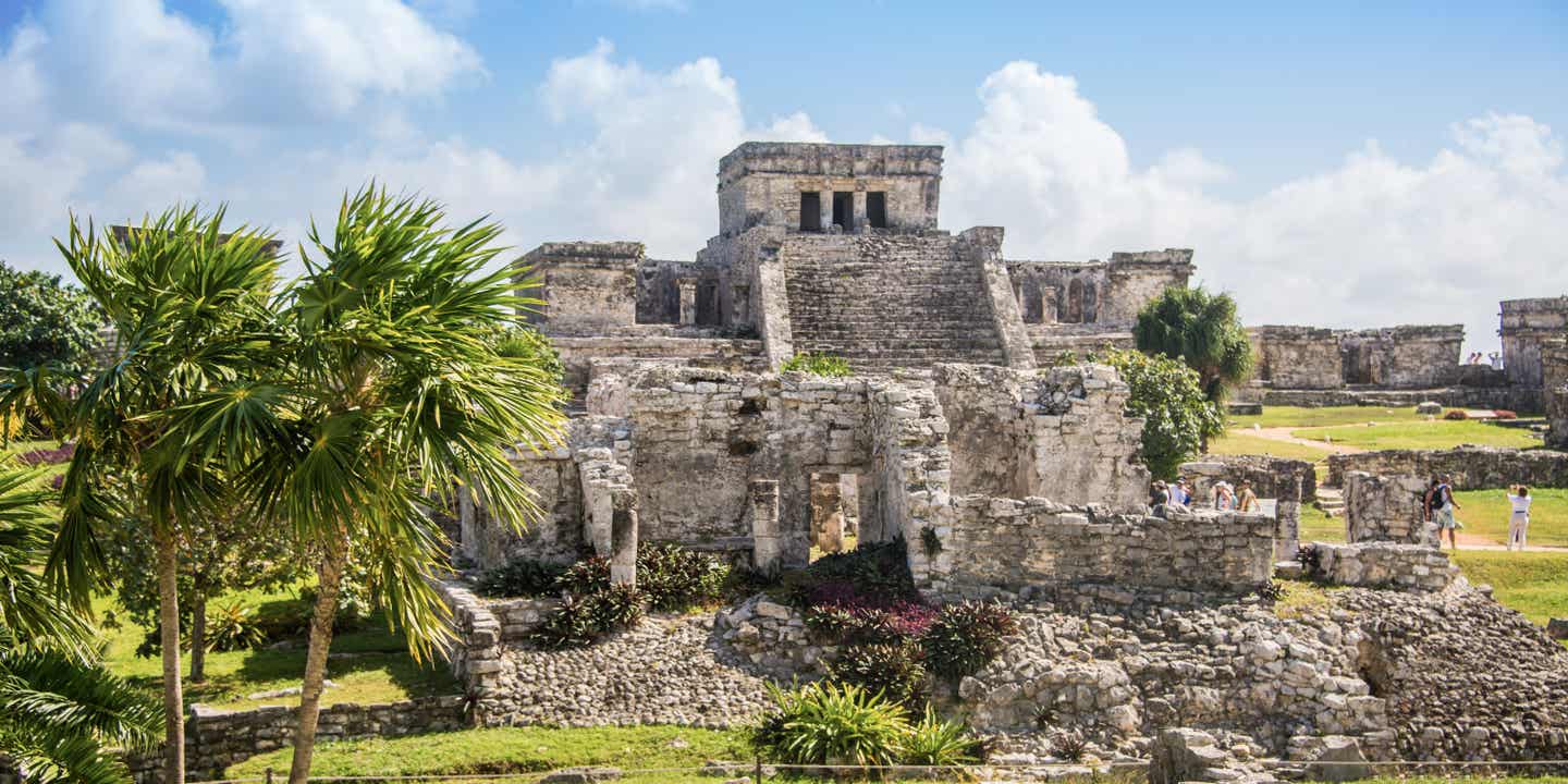 Cancun Urlaub: die Mayaruinen von Tulum sind nicht weit entfernt