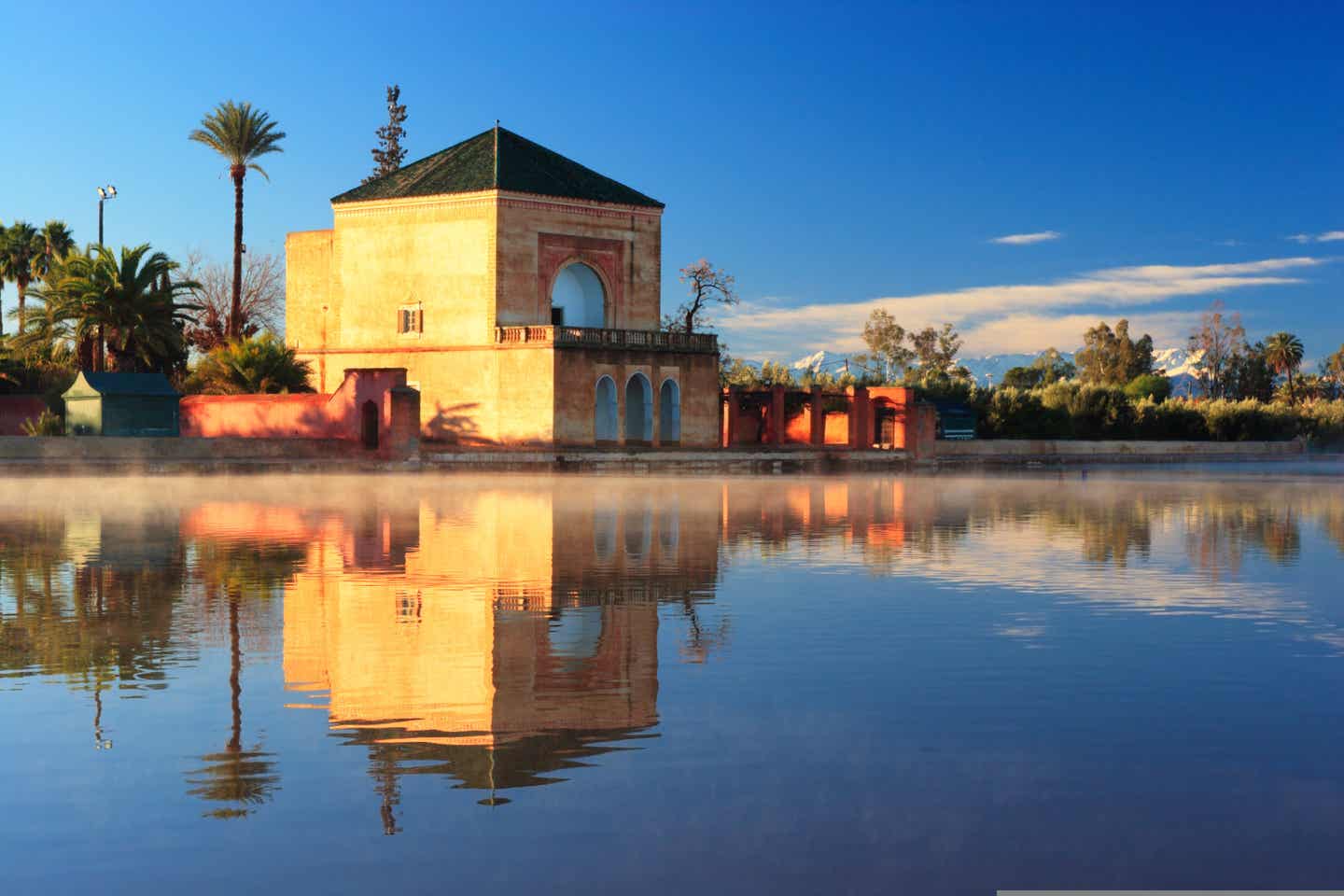 Urlaub in Marrakesch – Menara-Garten