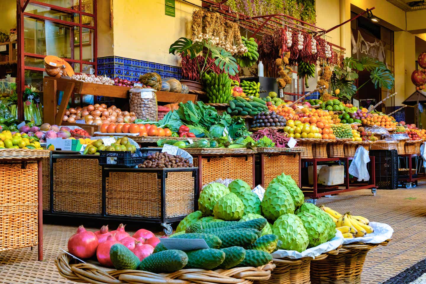 Madeira Sehenswürdigkeiten: Bauernmarkt in Funchal