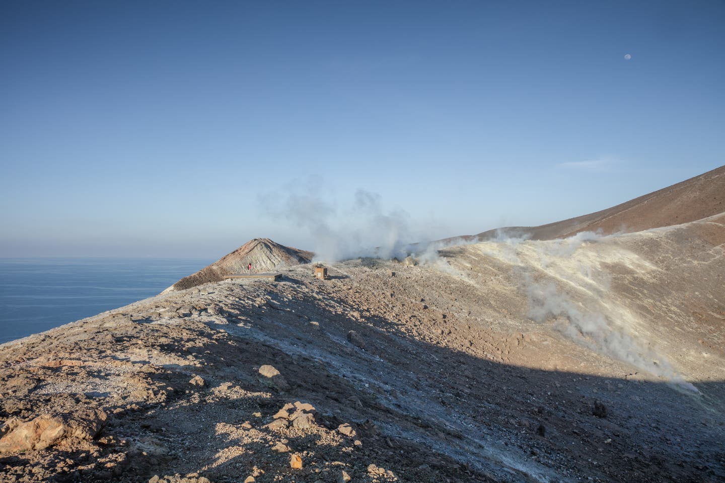 Panoramablick über die Liparische Inseln Vulcano