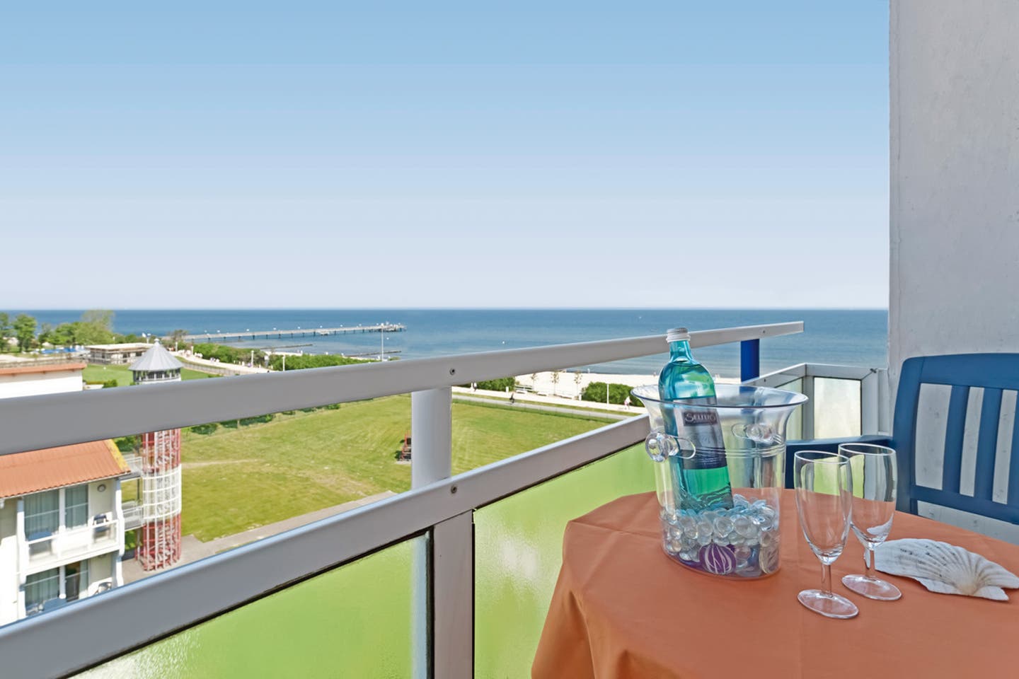 Wohnbeispiel Doppelzimmer seitl. Meerblick