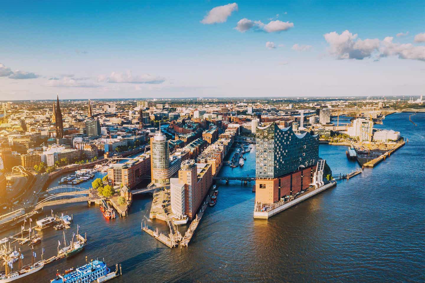 Die Speicherstadt in Hamburg