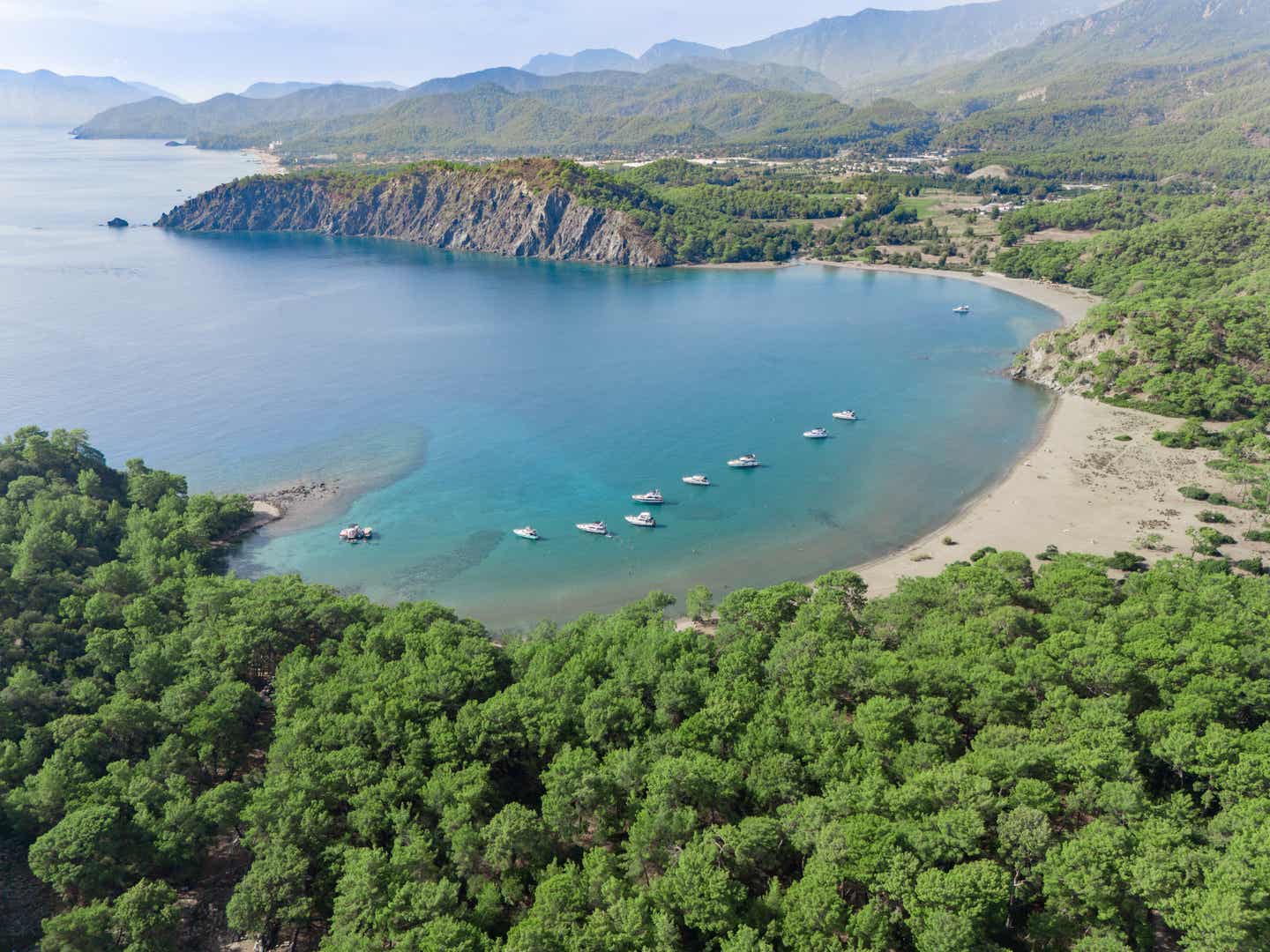 Antalya-Urlaub: Blick über den Strand