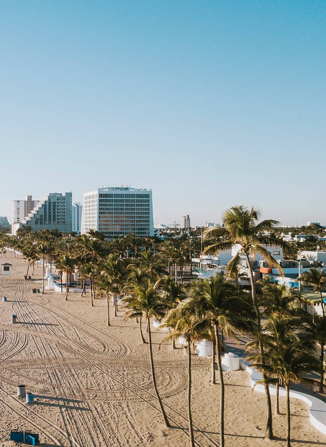 Hotels buchen Lauderdale Strand bei Sonnenaufgang
