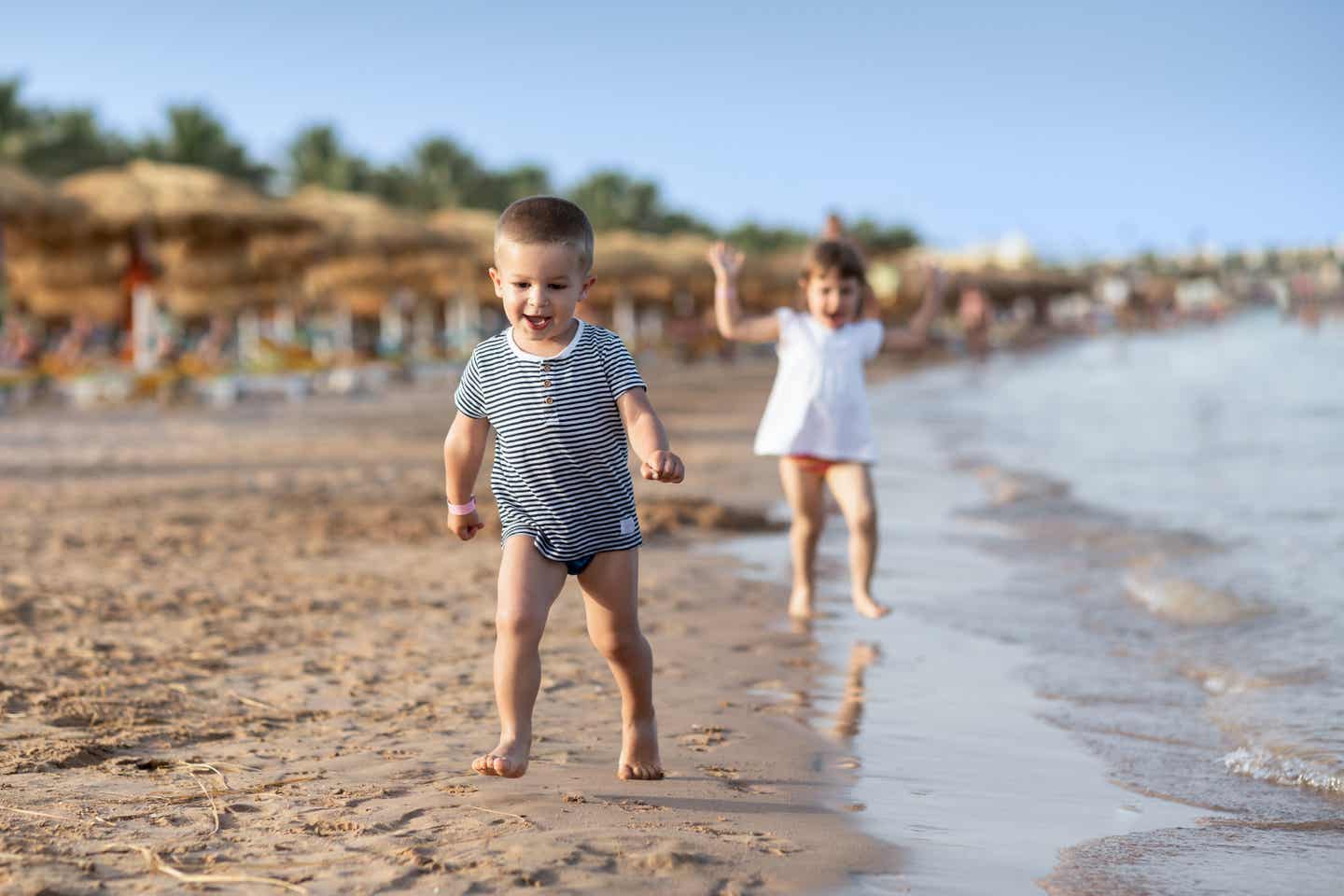 Urlaub in Ägypten mit der Familie am Strand