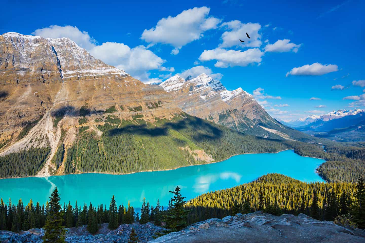 See im Banff-Nationalpark: Reiseziel Kanada im Juli