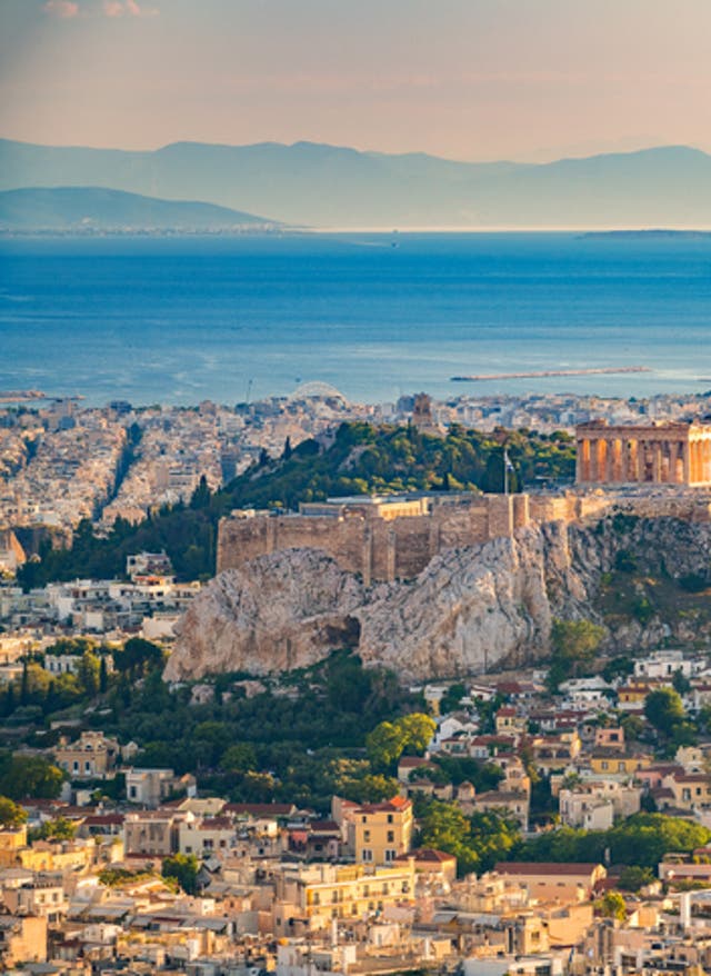 Rundreise buchen Rundreise in Griechenland - Blick über Athen