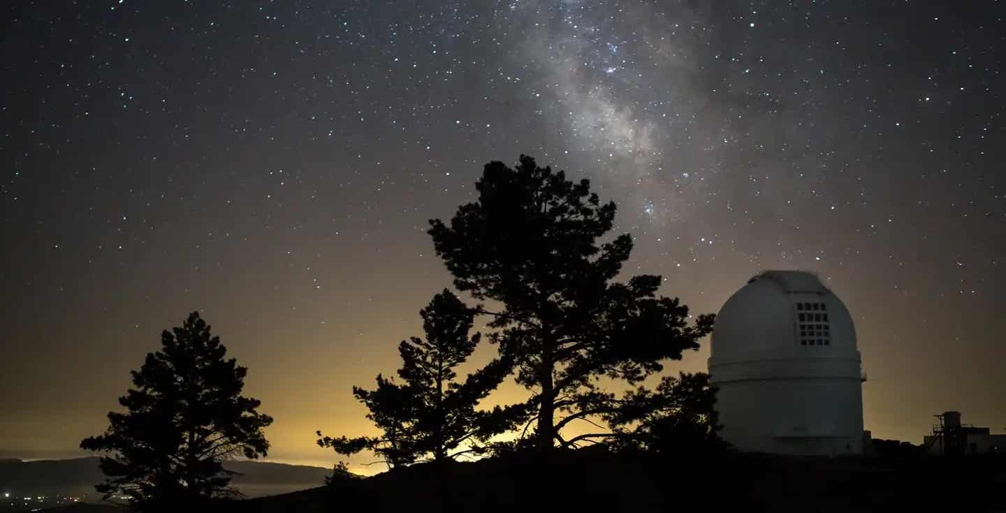 Milchstraße in Spanien