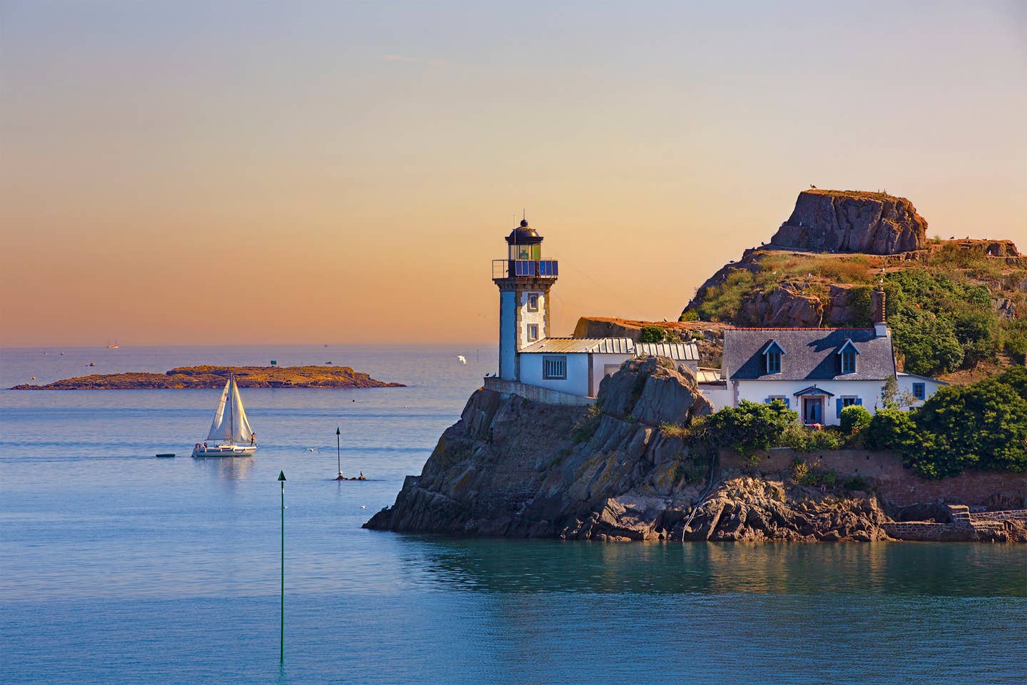 Bretagne – Blick über die Küste