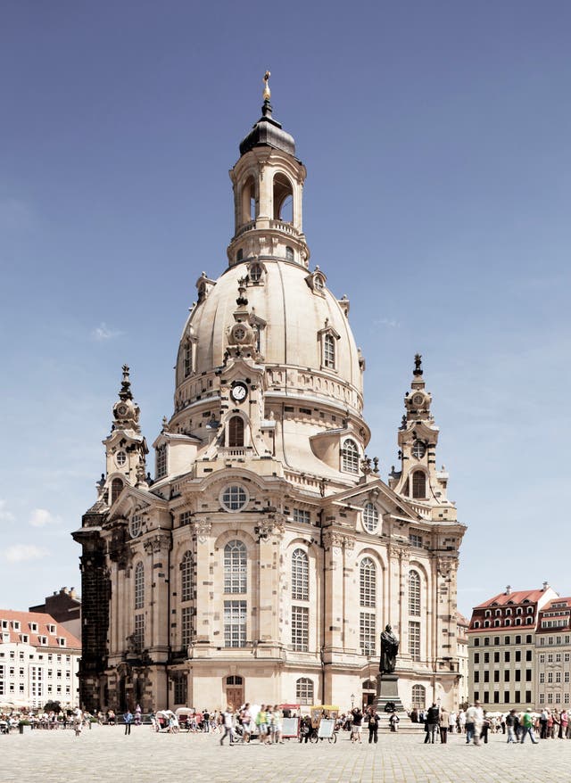Sommer in Dresden Dresden Frauenkirche
