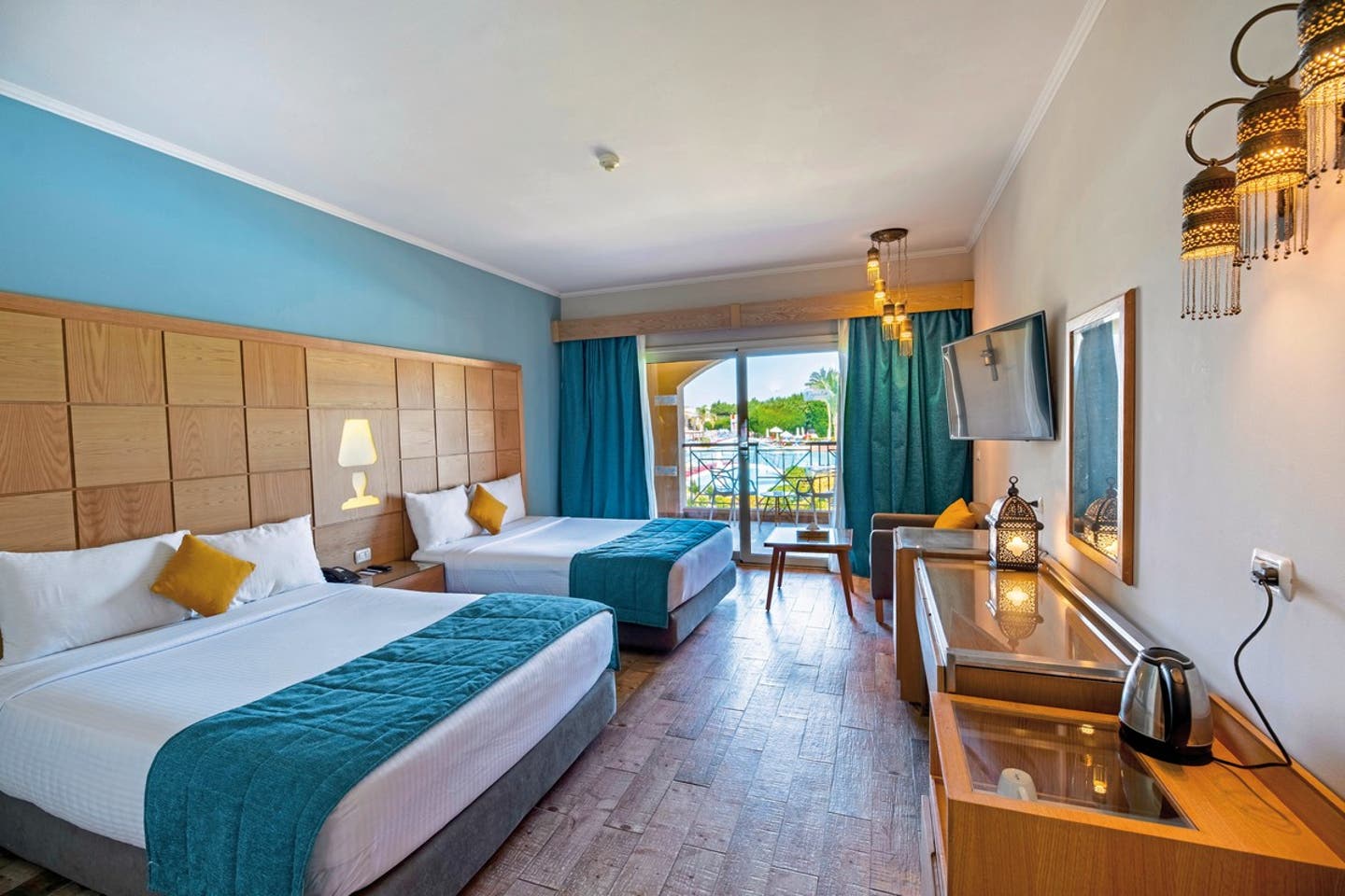 Wohnbeispiel Doppelzimmer Standard Gartenblick