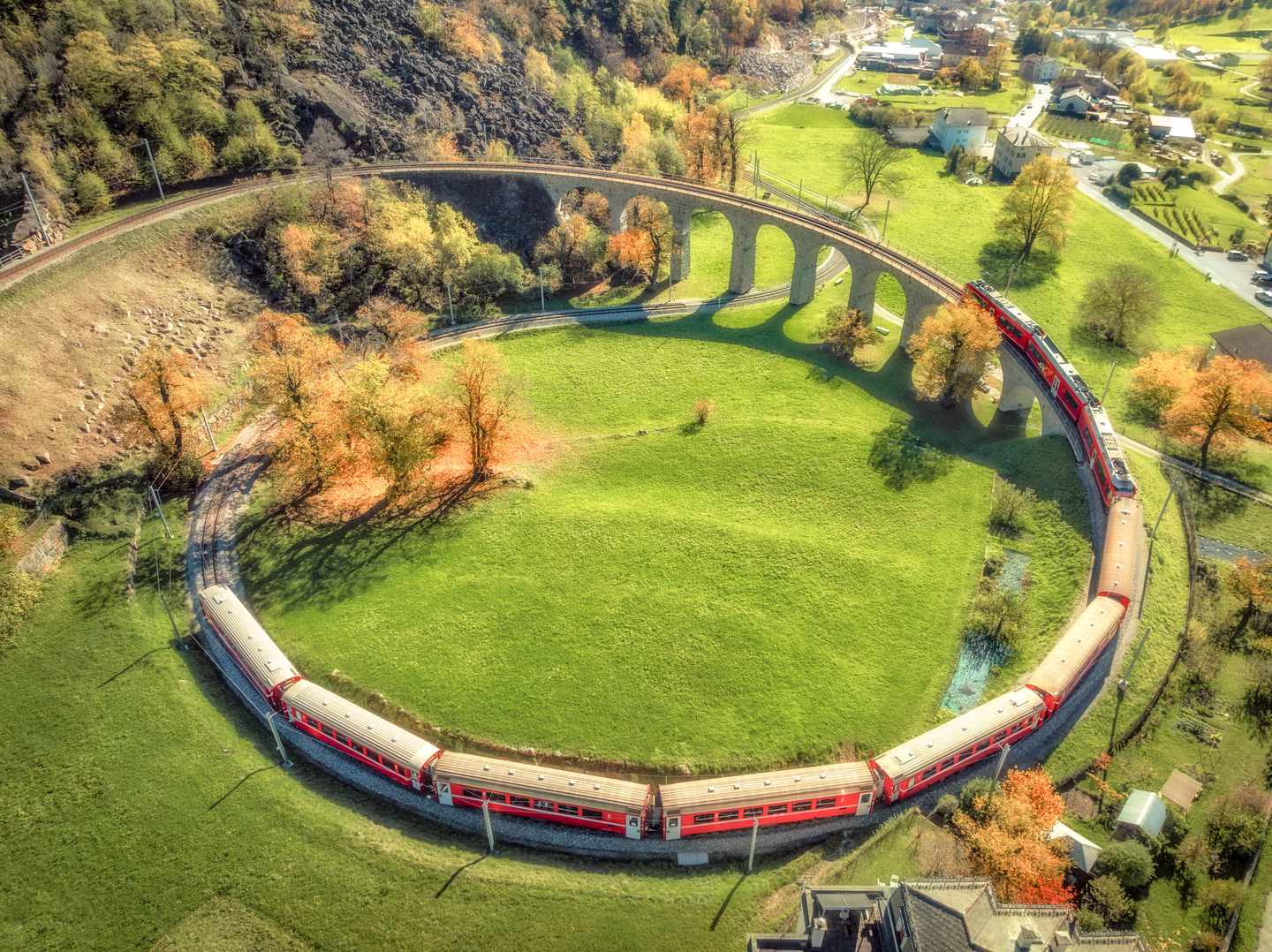 Der Bernina Express in der Schweiz