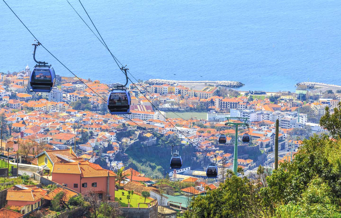 Madeira Sehenswürdigkeiten: Seilbahnen in Funchal