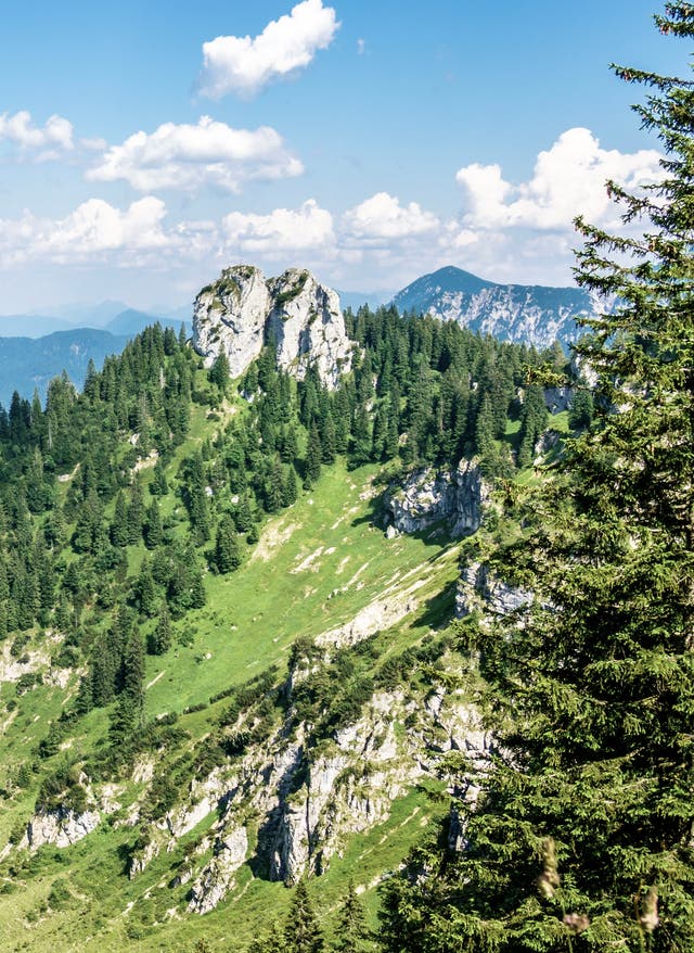 In den Ammergauer Alpen wandern Ausblicke genießen: In den Ammergauer Alpen wandern