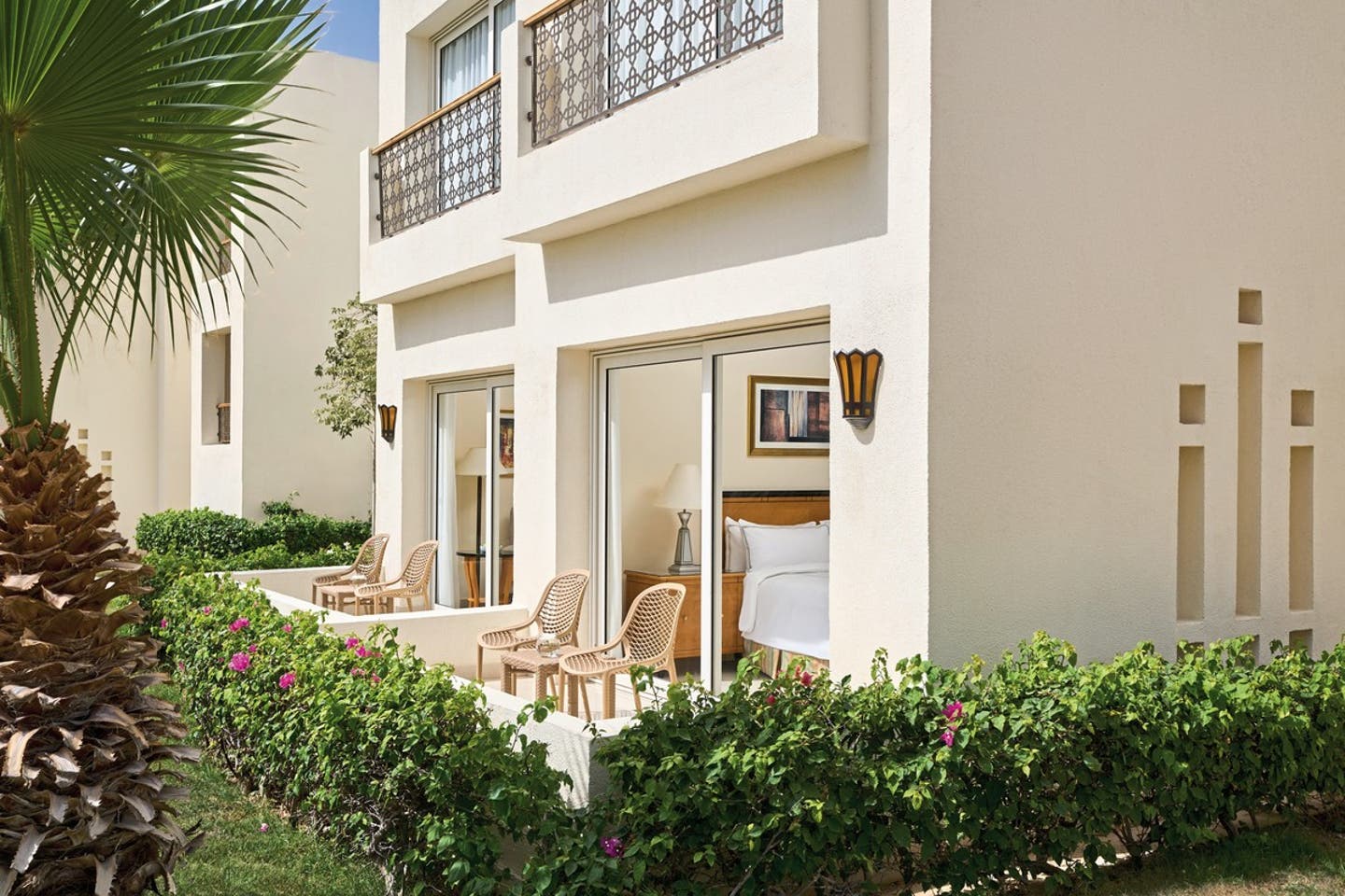 Beispiel Terrasse Doppelzimmer Deluxe Aqua