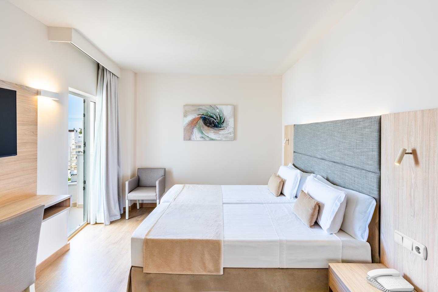 Wohnbeispiel Doppelzimmer Meerblick seitlich