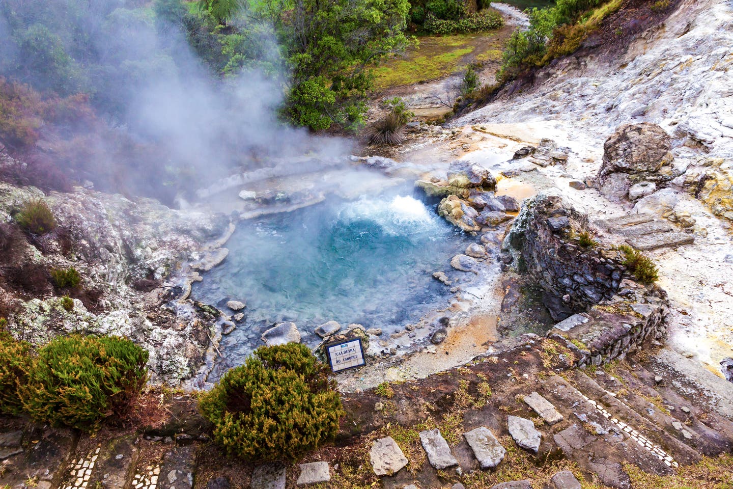 Thermalquelle in Furnas