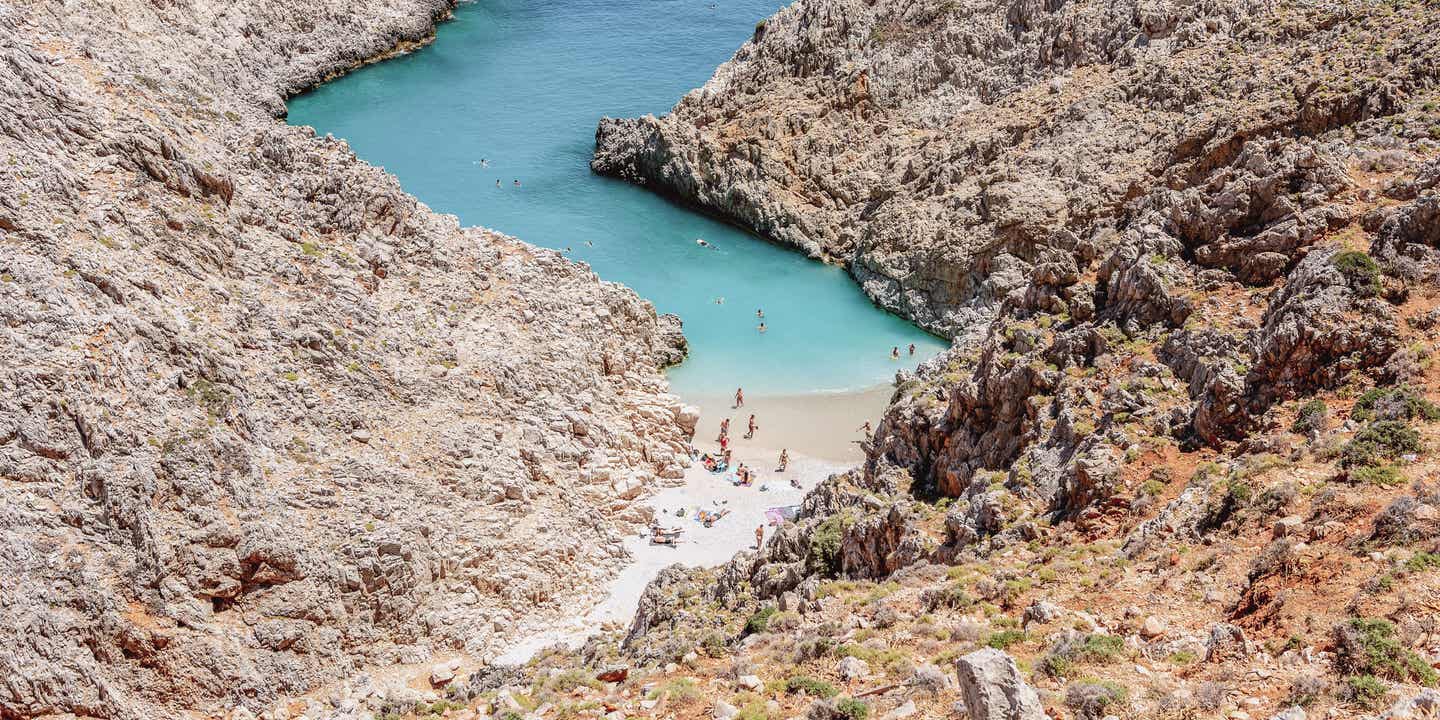 Der Seitan-Limaina-Strand auf Kreta